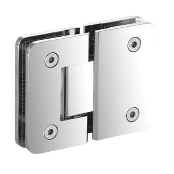 glass to glass hinge 180° round