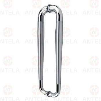 stainless steel glass door pull handle